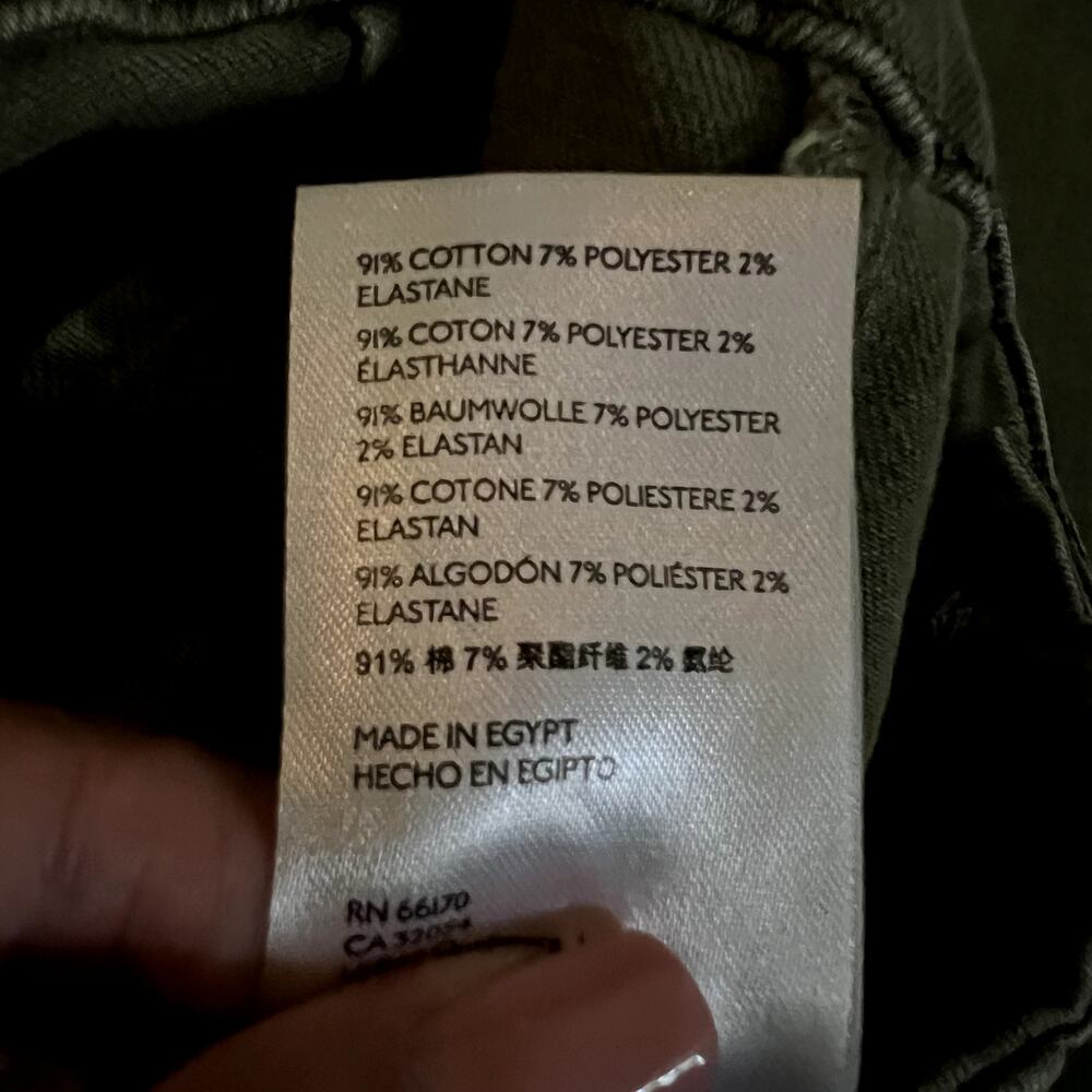 Free People We The Free Jayde Flare Jeans green Size 27 CLM - Picture 6 of 6